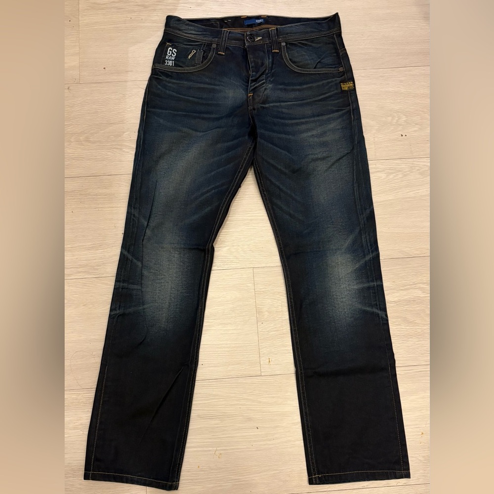 G-Star Dark Blue Denim Jeans